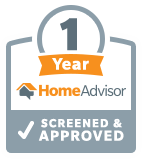One-Year Screened and Approved by HomeAdvisor